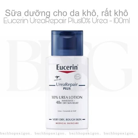 Kem dưỡng ẩm cho da khô  Eucerin UreaRepair Plus 10% Urea Lotion [100 ml]