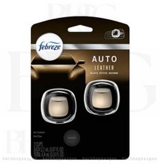 Tinh dầu Thơm xe Febreze Car Leather 2x2ml