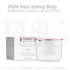 Refill Kem dưỡng body The Rituals of Sakura Body cream 220ml