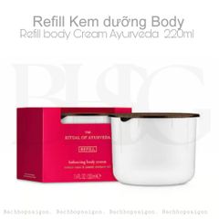 Set Kem dưỡng body The Rituals of Ayurveda Body cream 220ml and Refill