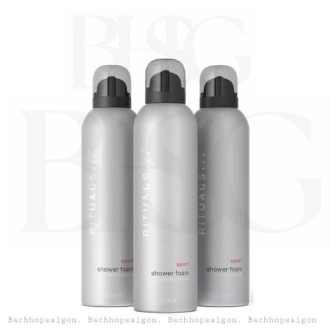 Set Sữa tắm tạo bọt the Rituals of Sport foaming shower gel Value Pack 3