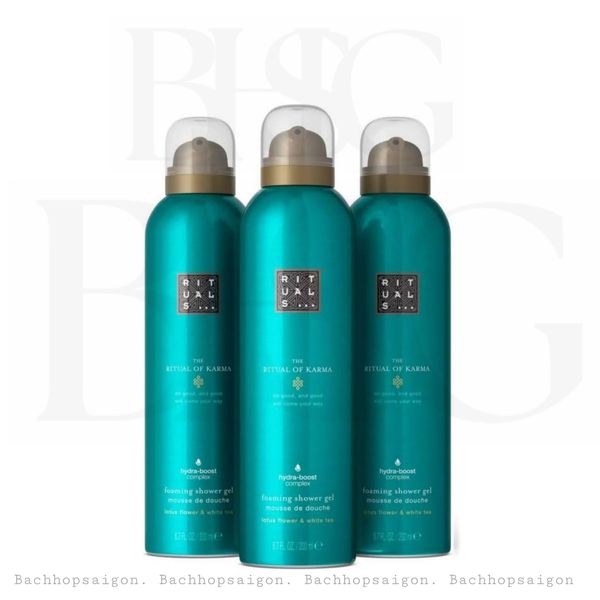 Set Sữa tắm tạo bọt the Rituals of KARMA foaming shower gel Value Pack 3