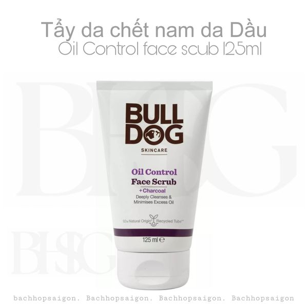 TẨY DA CHẾT BULLDOG DA DẦU - OIL CONTROL FACE SCRUB - 125ML