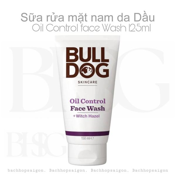 SỮA RỬA MẶT BULLDOG DA DẦU - BULLDOG OIL CONTROL FACE WASH - 150ML