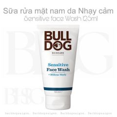 SỮA RỬA MẶT BULLDOG DA NHẠY CẢM - SENSITIVE FACE WASH - 150ML