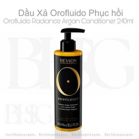 Dầu xả phục hồi Revlon Orofluido Radiance Agan Conditioner