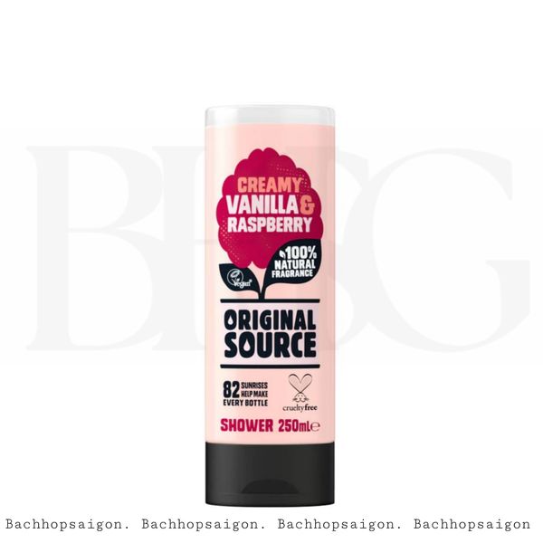Sữa Tắm Original Source Vanilla & Raspberry Body wash hương vani và mâm xôi 250ml