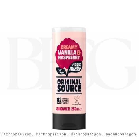 Sữa Tắm Original Source Vanilla & Raspberry Body wash hương vani và mâm xôi 250ml