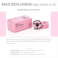 Sáp thơm ô tô Max Benjamin Pink Pepper hương tiêu hồng