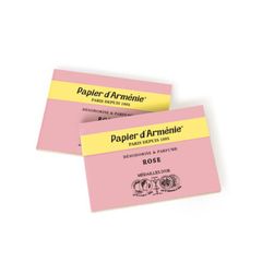 Giấy Thơm PAPIER D'ARMÉNIE La Rose scent papers