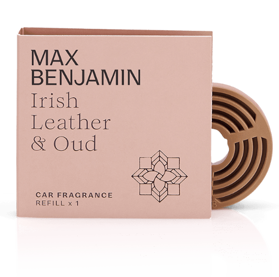 Sáp thơm ô tô Max Benjamin Irish Leather and Oud Complete Car Fragrance
