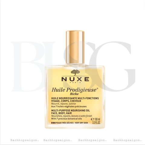 Dầu khô dưỡng da và tóc  Nuxe huile prodigieuse OR  Rich dry oil ® 100 ml
