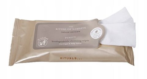 Khăn giấy ướt tẩy trang Rituals of namaste Cleansing Wipes 10pcs