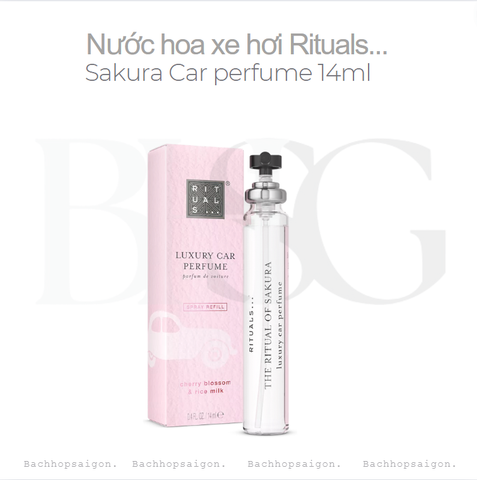 Nước hoa ô tô The Rituals of Sakura Car perfumer 14ml