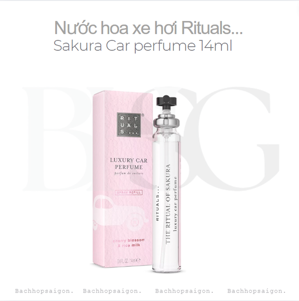 Nước hoa ô tô The Rituals of Hamman Car perfumer 14ml