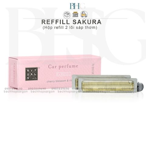 Refill Sáp thơm ô tô The Rituals of Sakura car perfume