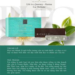 Sáp thơm ô tô The Rituals of Holy Lotus Karma Car Air freshener