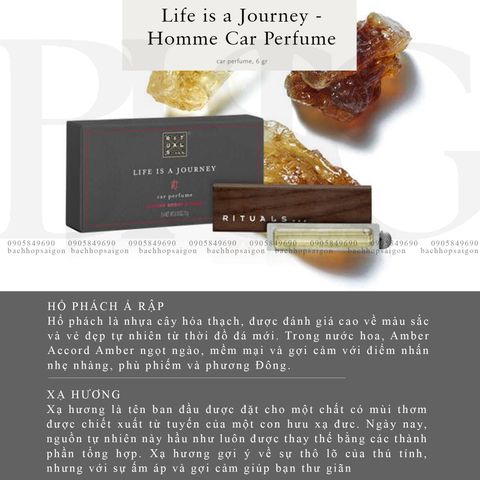 Sáp thơm ô tô The Rituals of Homme Car Air freshener