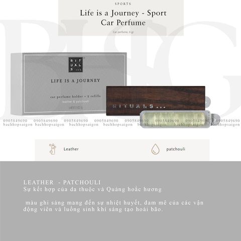 Refill Sáp thơm ô tô The Rituals of Sport car perfume