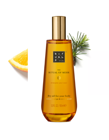 Dầu khô dưỡng da và tóc The Rituals of Mehr Dry oil body& hair 100ml