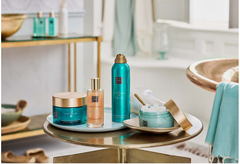 Gift set -  bộ đôi chống nắng và dầu dưỡng tinh chất ánh kim lotus & white tea soul shimmer body oil