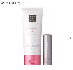 Set dưỡng ẩm tay và môi the Rituals of Sakura Hand & Lip Balm Duo SOS 24h