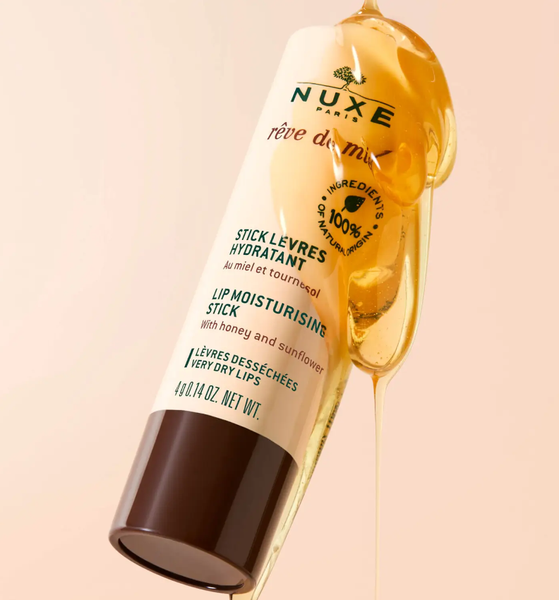 Son dưỡng  Nuxe reve de miel lip Moisturising Stick 4g son dưỡng không màu