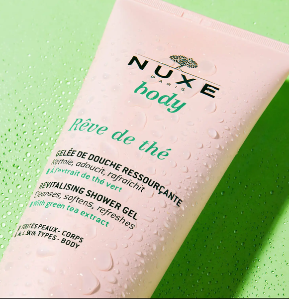 Gel tắm  tạo bọt hương nước hoa Nuxe Revitalising Shower Gel Reve de thé 200ml