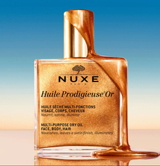 Dầu khô nhũ Nuxe huile prodigieuse OR shimmer dry oil 100ml