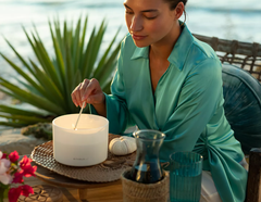 Nến thơm Rituals of Karma Scented Garden Candle dòng classic 600g