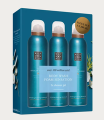 Set Sữa tắm tạo bọt the Rituals of hammam foaming shower gel Value Pack 3