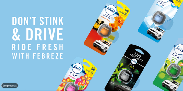 Tinh dầu Thơm xe Febreze Car Evening Wood 2x2ml