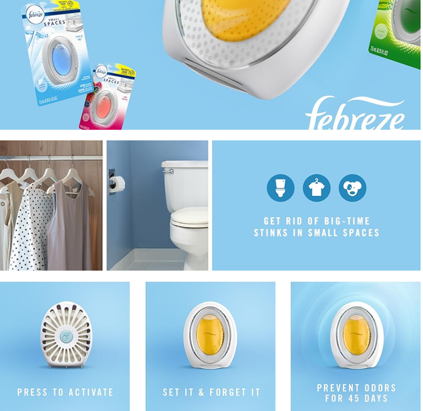 Tinh dầu khử mùi Toilet Febreze Ruby Jasmine  7.5ml