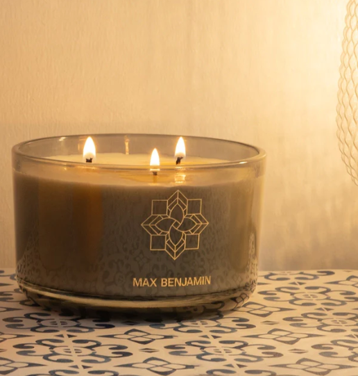 Nến thơm Max Benjamin Lemongrass & Ginger 3 Wick Luxury Candle 560g