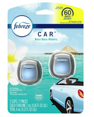 Tinh dầu Thơm xe Febreze Car Bora Bora Waters 2x2ml