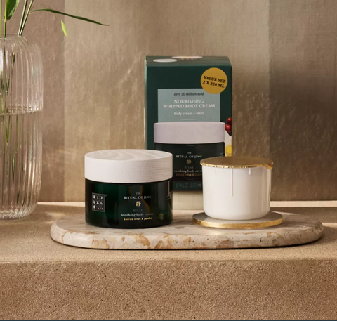 Set Kem dưỡng thể The Rituals of Jing Body cream 220ml and refill