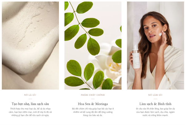 Gel rửa mặt tạo bọt THE RITUAL OF NAMASTE Gentle Cleansing Foam 150ml