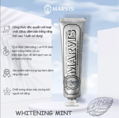 Kem đánh răng Marvis Whitening Mint toothpaste 85ml