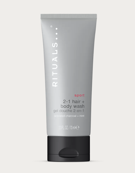 Dầu gội và sữa tắm  2in1 cho nam Rituals 2in1 Hair & Body Wash gel douche 70ml