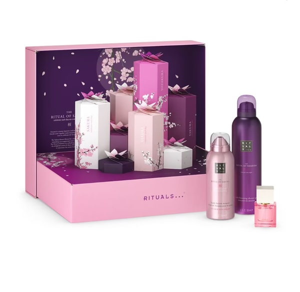 Gift Set tắm và chăm sóc body The Rituals of Yozakura Garden of happiness - phiên bản đặc biệt