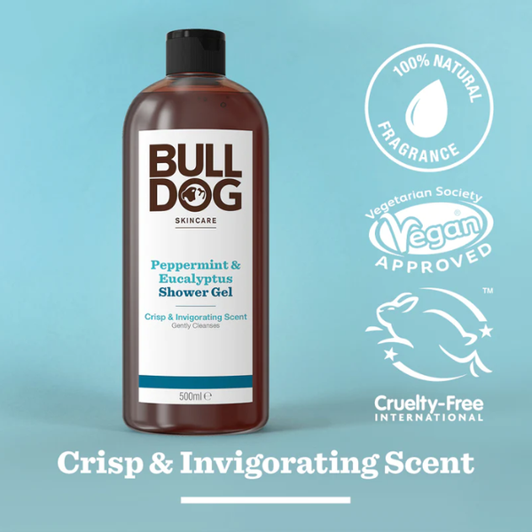 SỮA TẮM BULLDOG PEPPERMINT & EUCALYPTUS - 500ML