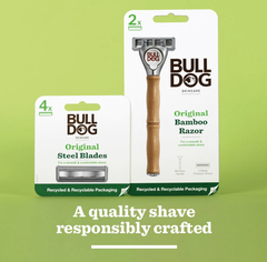 DAO CẠO RÂU CAO CẤP BULLDOG ORIGINAL BAMBOO RAZOR