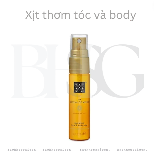 Xịt thơm tóc & cơ thể The Rituals hair and body mist Mehr