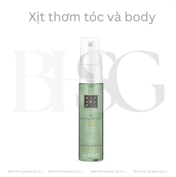 Xịt thơm gối & cơ thể The Rituals JING SLEEP Pillow and body mist