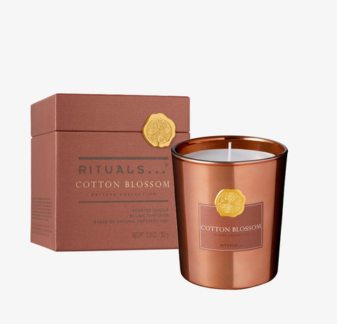 Nến thơm Rituals COTTON BLOSSOM Scented Candle Private collection 360g