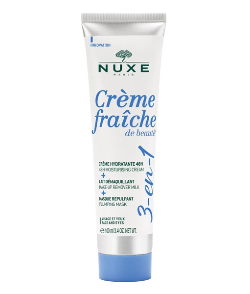 Sữa Tẩy trang kết hợp dưỡng ẩm 3in1 Nuxe cream fraiche de beaute 48h