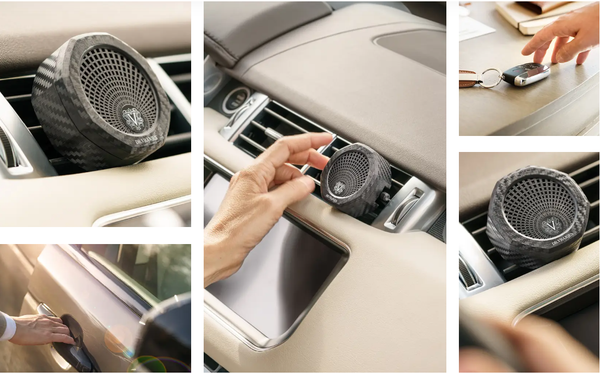 Sáp thơm xe hơi Dr.Vranjes Carbon Fiber Carparfum and Refill