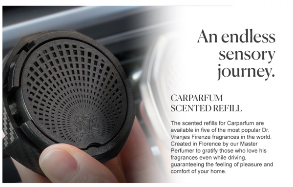 Sáp thơm xe hơi Dr.Vranjes Carbon Fiber Carparfum and Refill