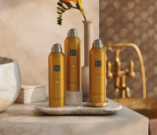 Set Sữa tắm tạo bọt The Rituals of Mehr foaming shower gel Value Pack 3