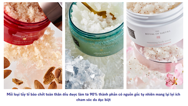 Muối tắm tẩy da chết Rituals Of Sakura Body Scrub 250g